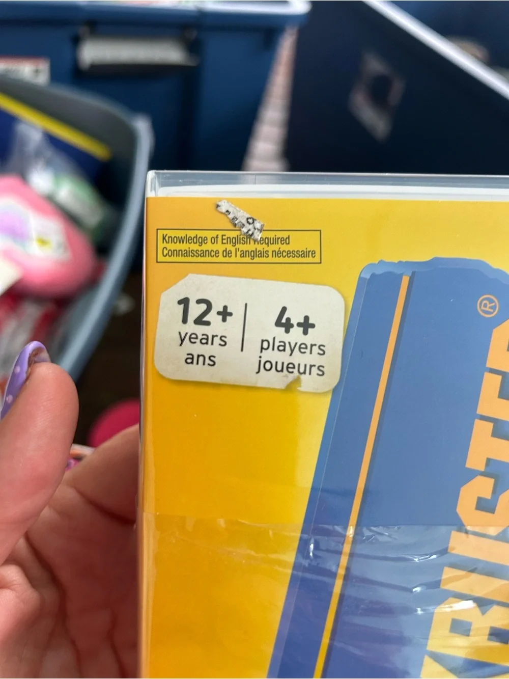 Movie Hero Party Game - Yellow & Blue